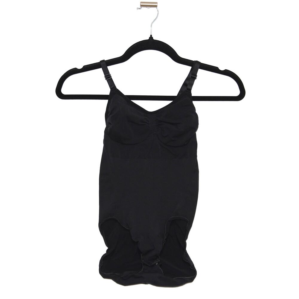 SKIMS Seamless Sculpt Brief Bodysuit In Onyx Black Size 2XL
